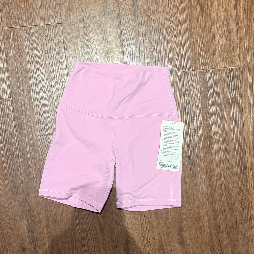 Pink lululemon align short